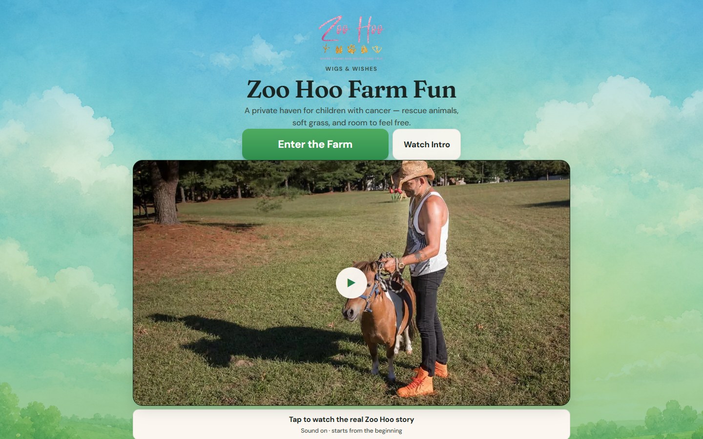 Zoo Hoo Farm Fun homepage